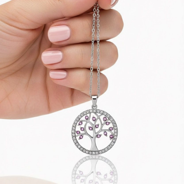 Hayat Ağacı 925 Gümüş Kolye